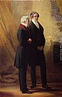 Famous Sir Paintings - Arthur Wellesley, 1st Duke of Wellington with Sir Robert Peel